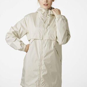 Helly-Hansen Women's JPN Raincoat Jacket, Cream, Medium - NEW